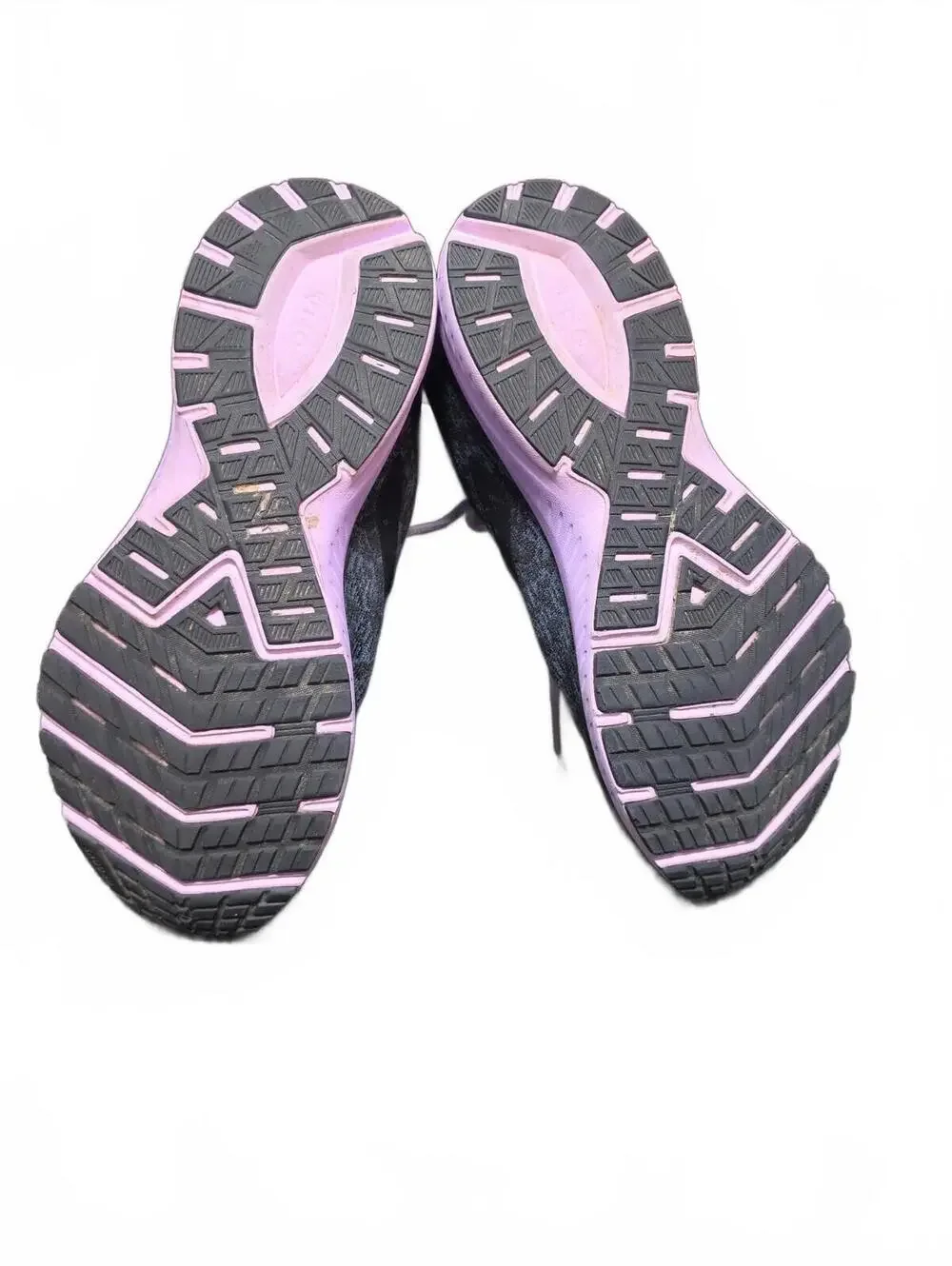 Brooks Launch 6 Women's Black Knit Pattern w/Purple Accent Running Shoes Sz 9.5